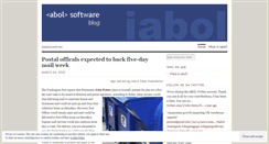 Desktop Screenshot of iabol.wordpress.com