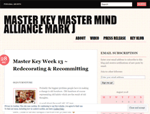 Tablet Screenshot of masterkeymarkj.wordpress.com