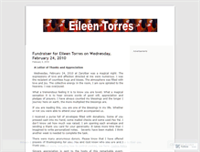 Tablet Screenshot of eileentorres.wordpress.com