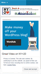 Mobile Screenshot of newyorkplus20.wordpress.com