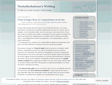 Tablet Screenshot of nestedsolutions.wordpress.com