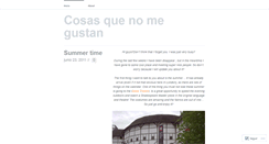 Desktop Screenshot of cosasquenomegustan.wordpress.com