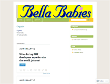 Tablet Screenshot of bellababiesconsignment.wordpress.com