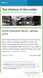 Mobile Screenshot of historyoftheletter.wordpress.com