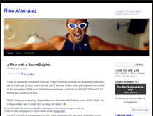 Tablet Screenshot of ninoabarquez.wordpress.com