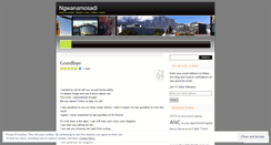 Desktop Screenshot of ngwanamosadi.wordpress.com