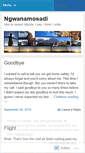Mobile Screenshot of ngwanamosadi.wordpress.com