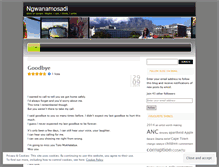 Tablet Screenshot of ngwanamosadi.wordpress.com