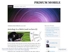 Tablet Screenshot of primummobile.wordpress.com