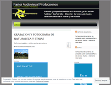 Tablet Screenshot of factoraudiovisual.wordpress.com