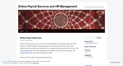 Desktop Screenshot of hrpayrollservices.wordpress.com