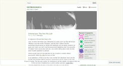 Desktop Screenshot of lethologica.wordpress.com