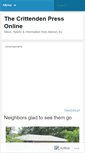 Mobile Screenshot of crittendenpress.wordpress.com