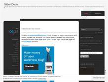 Tablet Screenshot of gilbertdude.wordpress.com