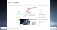 Desktop Screenshot of neolibertarian.wordpress.com