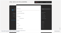 Desktop Screenshot of ebfaysphinx.wordpress.com