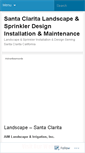 Mobile Screenshot of aimlandscapeirrigationsantatclaritacalifornia.wordpress.com