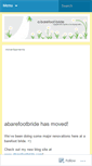 Mobile Screenshot of abarefootbride.wordpress.com