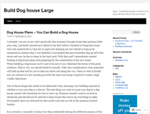 Tablet Screenshot of builddoghouselarge.wordpress.com