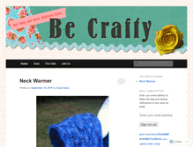 Tablet Screenshot of becraftyclub.wordpress.com