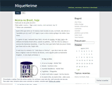 Tablet Screenshot of niqueneime.wordpress.com