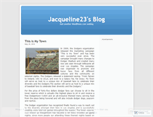 Tablet Screenshot of jacqueline23.wordpress.com