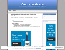 Tablet Screenshot of groovyland.wordpress.com