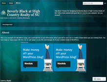 Tablet Screenshot of beverlyblackhc.wordpress.com