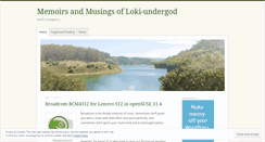 Desktop Screenshot of lokiundergod.wordpress.com