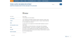Desktop Screenshot of depthhomeopathy.wordpress.com