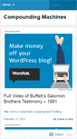 Mobile Screenshot of compoundingmachines.wordpress.com
