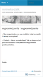 Mobile Screenshot of mrowkodzik.wordpress.com