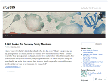 Tablet Screenshot of afqs555.wordpress.com