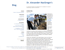 Tablet Screenshot of dralexandermacgregor.wordpress.com
