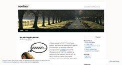 Desktop Screenshot of noeliacr.wordpress.com