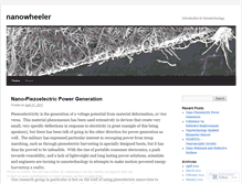 Tablet Screenshot of nanowheeler.wordpress.com