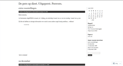 Desktop Screenshot of depersopdieet.wordpress.com