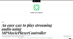 Desktop Screenshot of jinru.wordpress.com