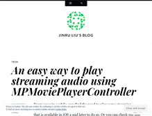 Tablet Screenshot of jinru.wordpress.com