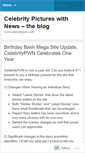 Mobile Screenshot of celebritypwn.wordpress.com