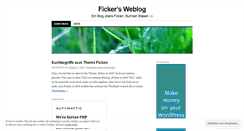 Desktop Screenshot of ficker.wordpress.com