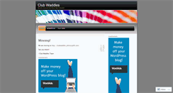Desktop Screenshot of clubwaddling.wordpress.com