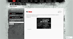 Desktop Screenshot of 412ministries.wordpress.com