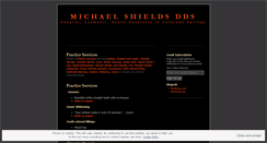 Desktop Screenshot of drmichaelshields.wordpress.com