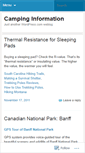 Mobile Screenshot of campingquest.wordpress.com