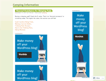 Tablet Screenshot of campingquest.wordpress.com