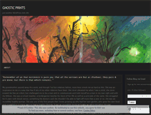 Tablet Screenshot of gnosticprints.wordpress.com