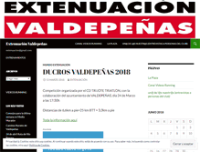 Tablet Screenshot of extenuacion.wordpress.com