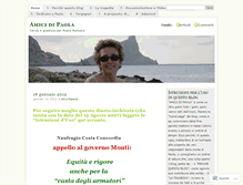 Tablet Screenshot of amicidipaola.wordpress.com