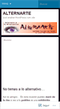Mobile Screenshot of alternarterevista.wordpress.com